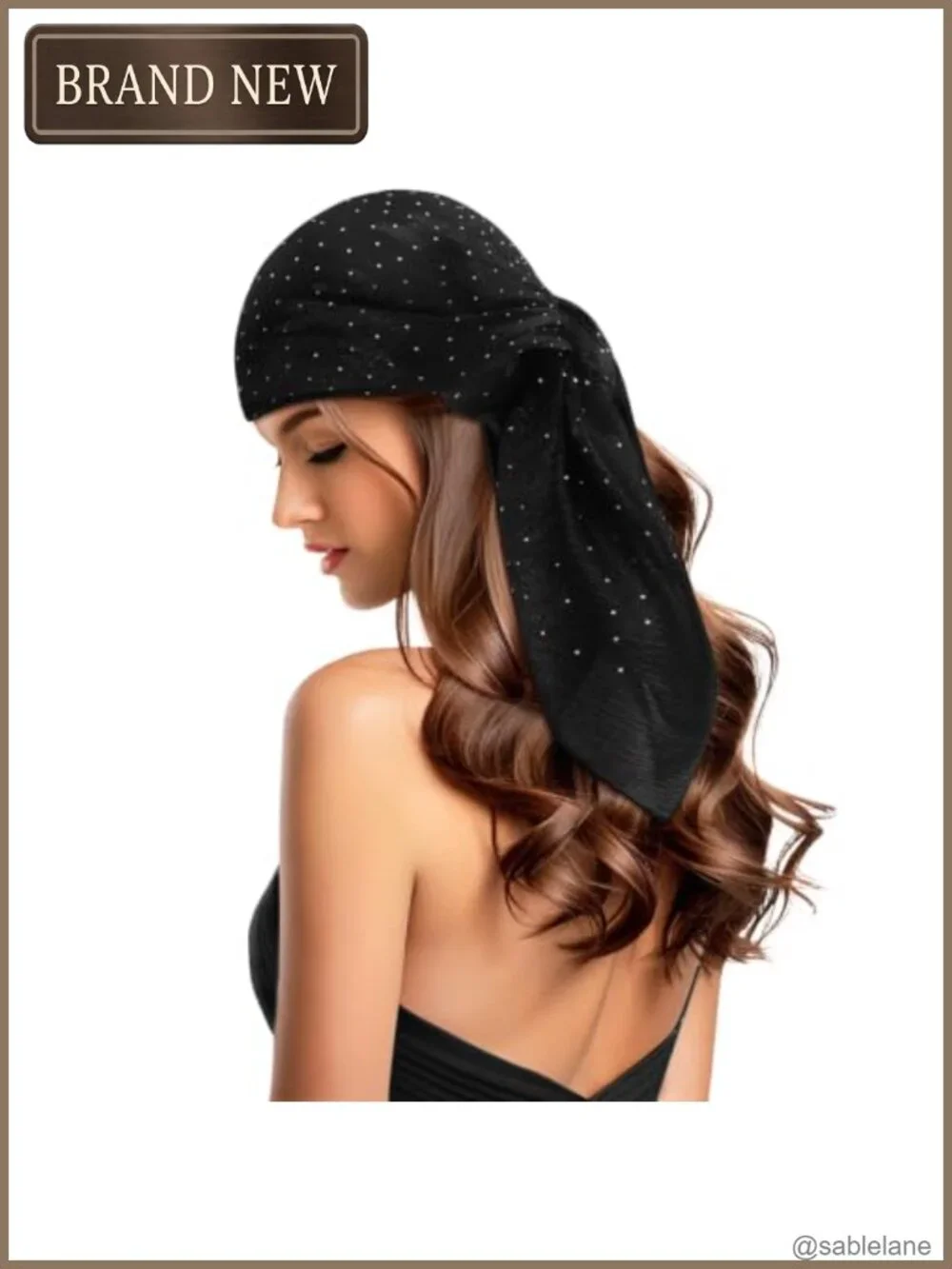 Fashion Head Scarf for Women 35 Inch Square Bandana, 90s Scarf Top Shawl Wraps,